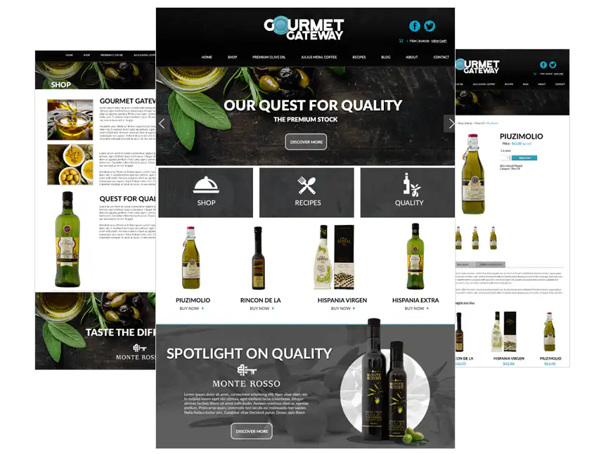 Gourmet Gateway web design Perth