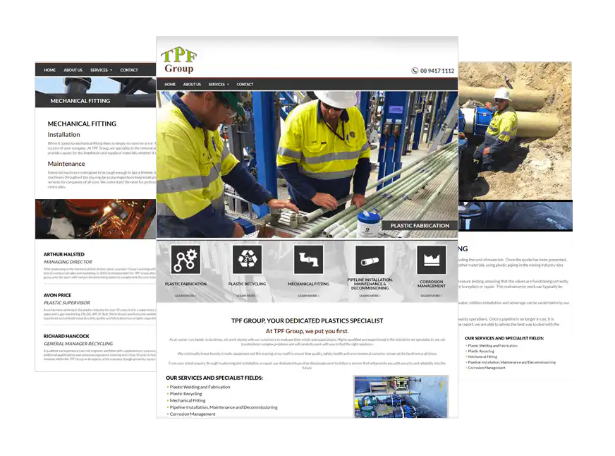 TPF Group web design Perth