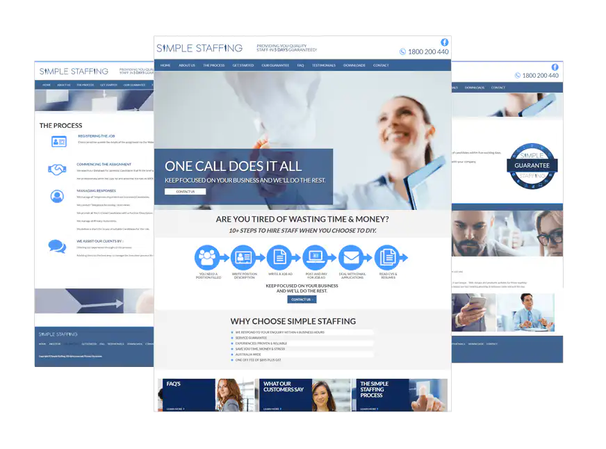 Simple Staffing web design Perth