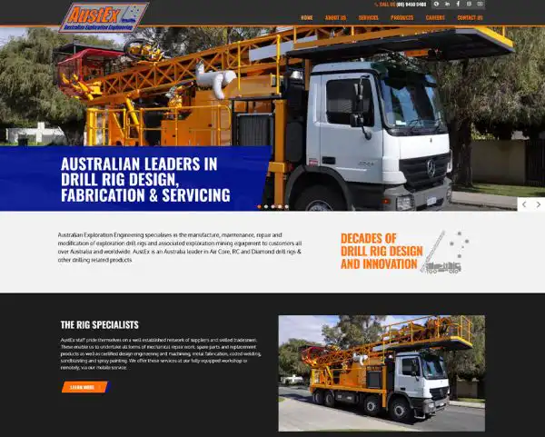 Austex Engineering Web Design Perth