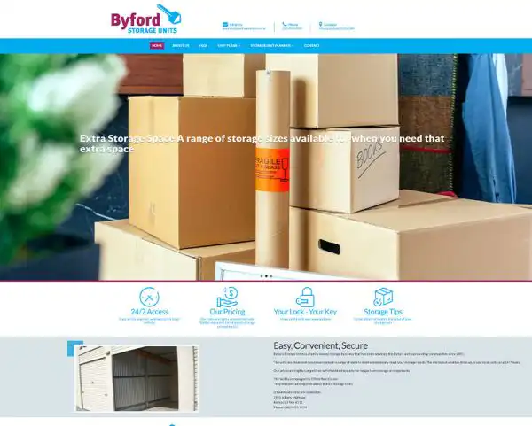 Byford Storage Units Web Design Perth