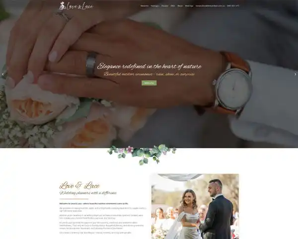 Love & Lace Web Design