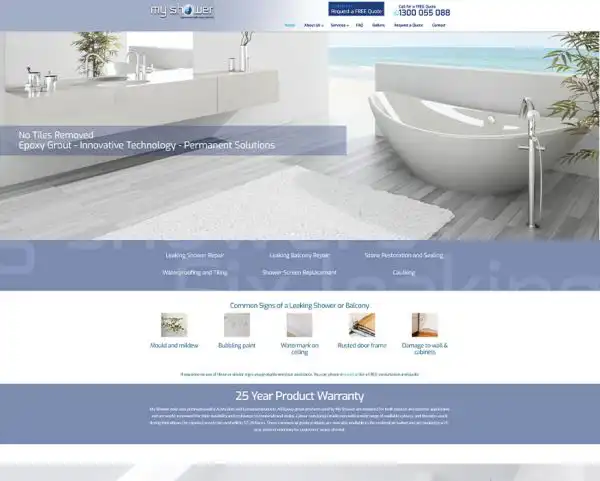My Shower Web Design Perth