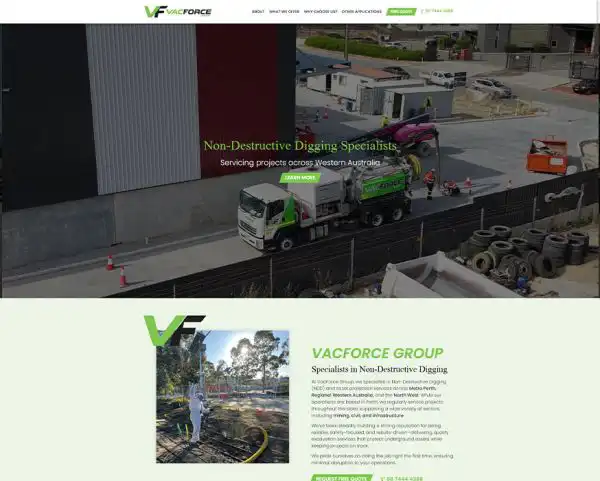 VacForce Group Web Design Perth