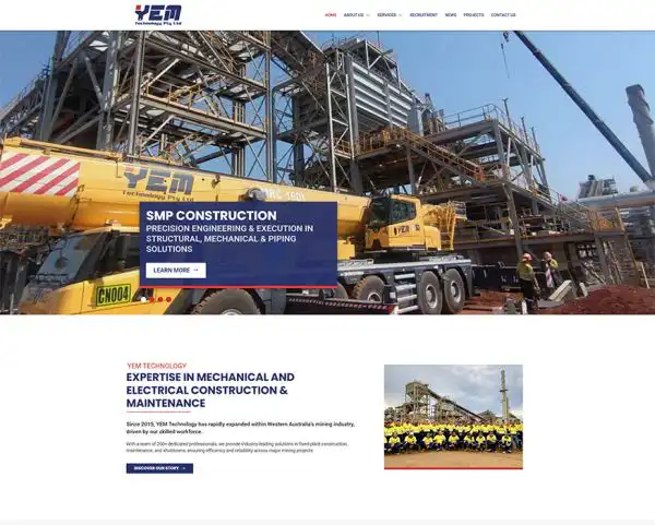 YEM Technology web design Perth