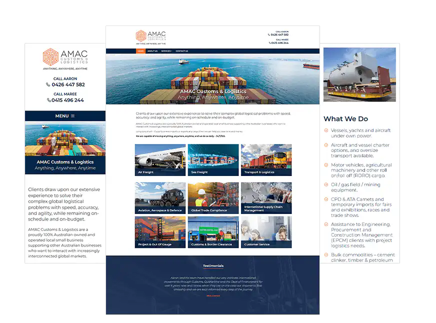 AMAC web design Perth
