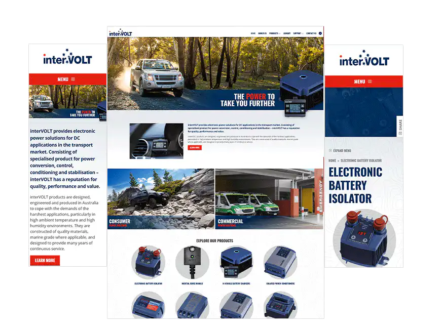 interVolt web design Perth