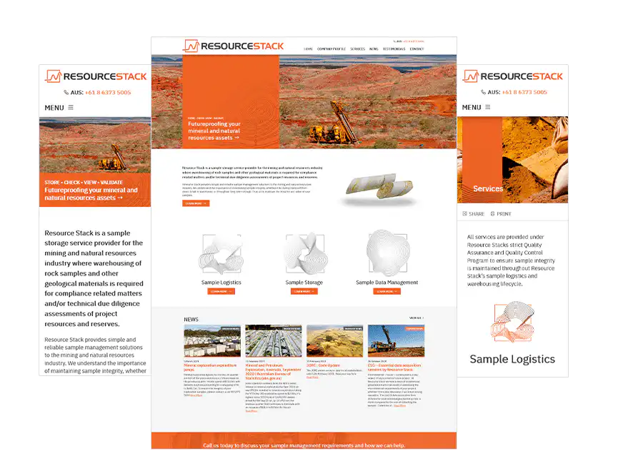 Resource Stack web design Perth