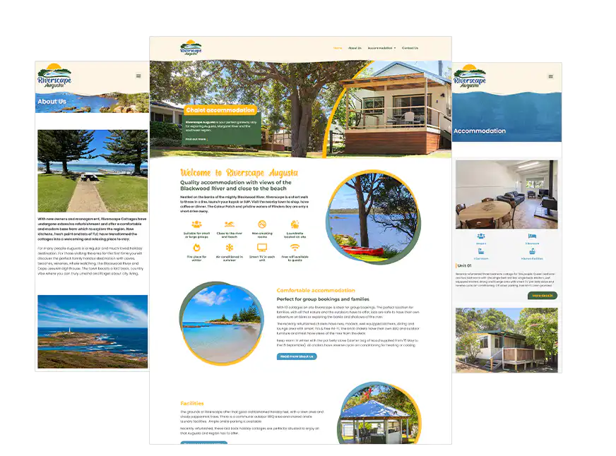 Riverscape Augusta web design Perth