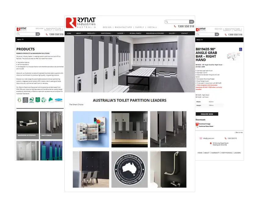 Rynat web design Perth