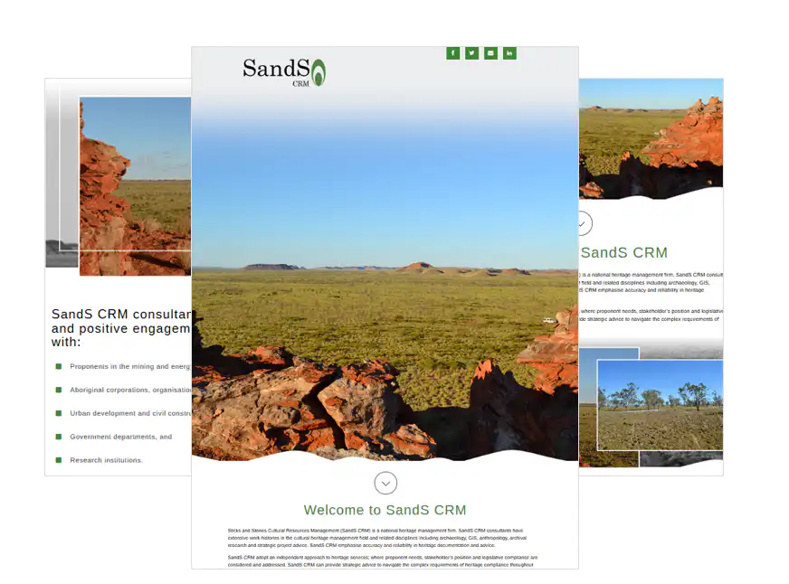 Sands CRM web design Perth