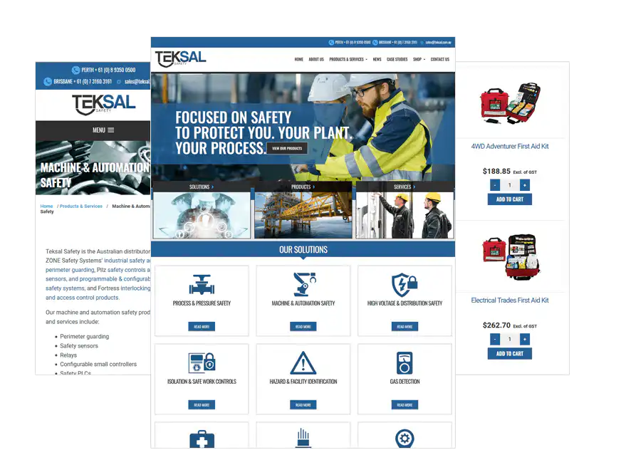 Teksal web design Perth