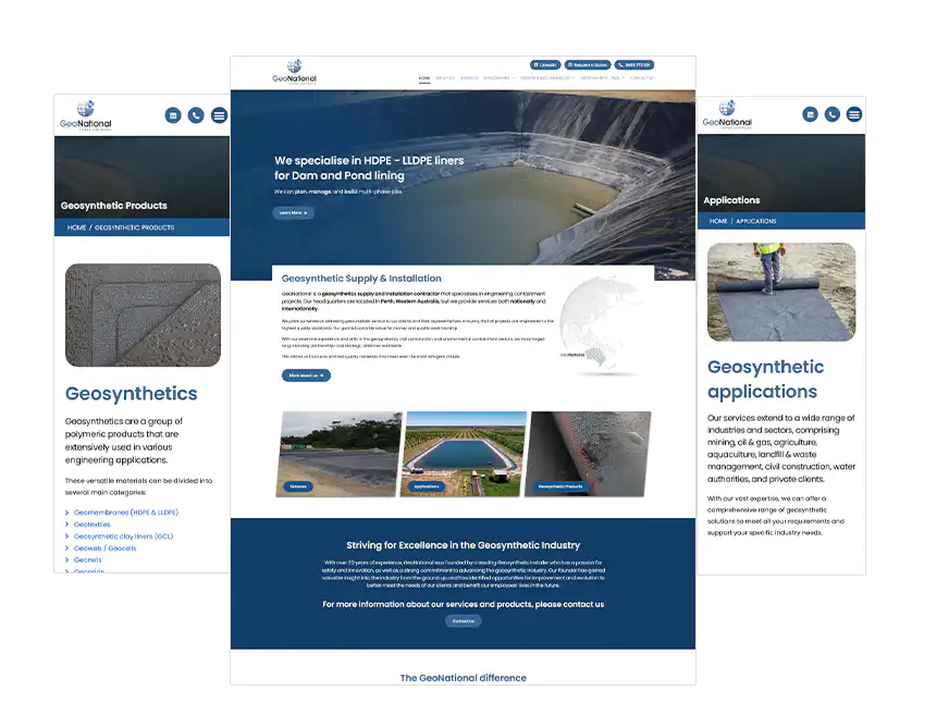 Perth website design GeoNational