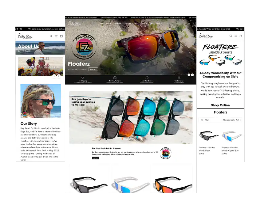 Salty Days web design Perth