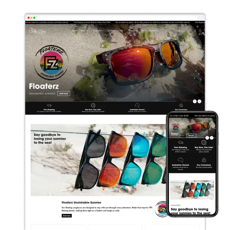 Salty Days Website Design