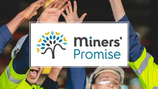 Miners Promise website design