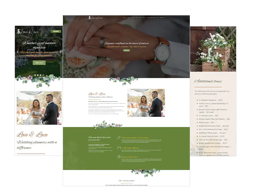 Love & Lace Web Design